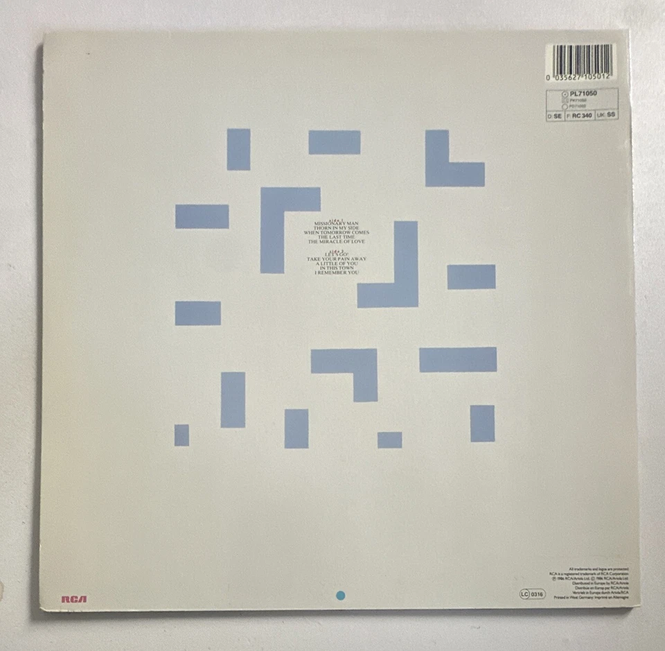 Eurythmics - Revenge ~ Vinyl LP Record 80s Pop + Inner Lyric EX / EX - Image 3 of 4