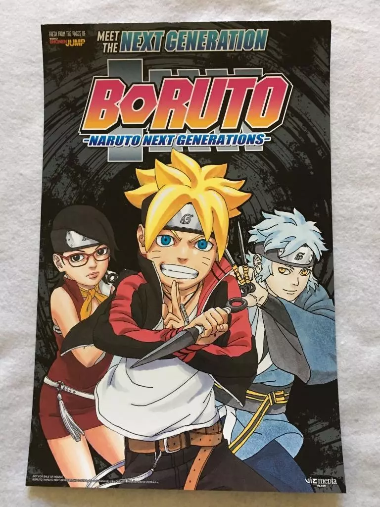 BORUTO: NARUTO THE MOVIE - 11x17 D/S Original Promo Movie Poster