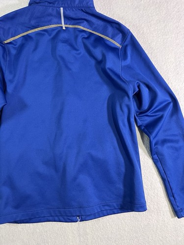 Golden State Warrior Zip Up Jacket Blue *defect* NBA long sleeve SM - Picture 13 of 15