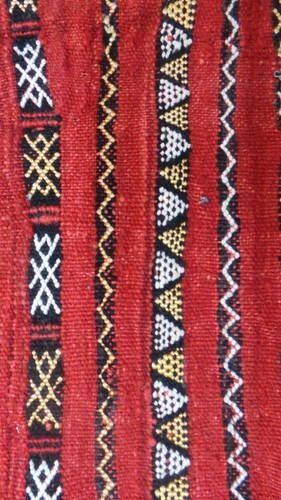 Oriental Hall Runner Carpet Rug Hand Made SILK embroidery Vintage 6ft 8 x 3ft 3" - Picture 11 of 13