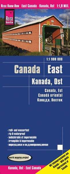 Thumbnail - Reise Know-how Landkarte Kanada Ost / East Canada (1:1.900.000)