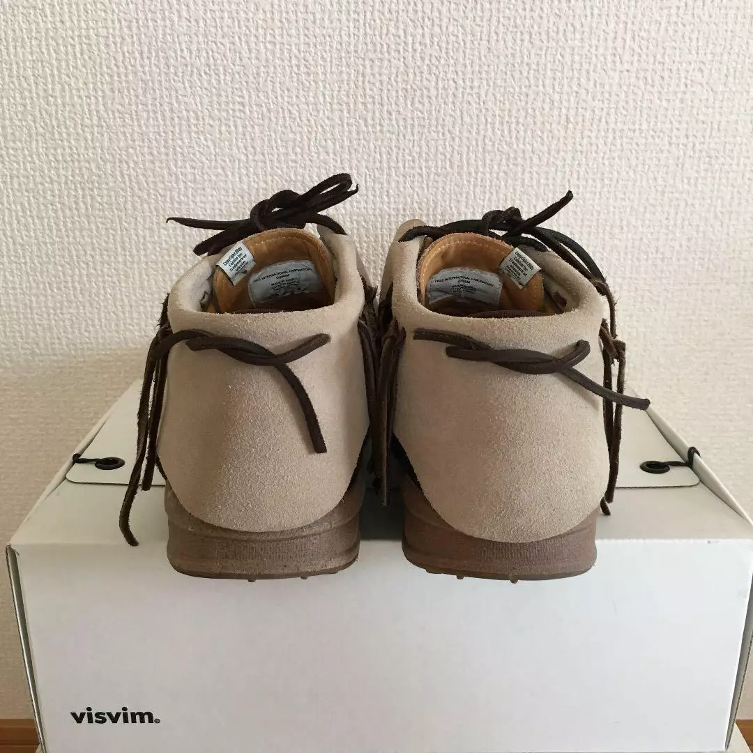 visvim FBT JOKHANG Sneakers Shoes US 9.5 about 27.5cm SAND Authentic Men Used