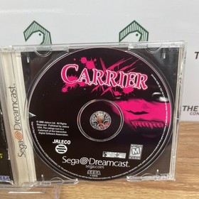 Carrier (Sega Dreamcast, 2000) CIB Complete w/ Manual