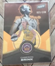 2025 Panini Player of the Day WNBA Orange Foil 021/199 Cameron Brink #77 Sparks