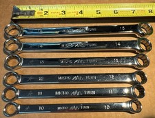 Mac Tools Micro Turn 6 Pc Metric Double Box End Wrench Set 10mm To 15mm