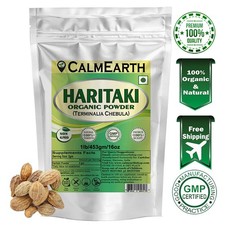 CalmEarth Haritaki Organic Powder 100 Pure Terminalia Chebula Harad Digestion