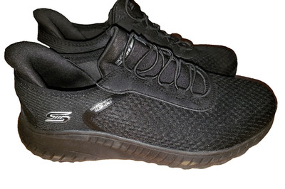 Skechers Men's Bobs Sport Squad Chaos Slip-In Sneaker Black Size: 9