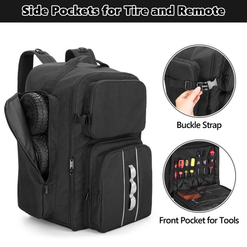 RC Backpack for 1/10 Car, RC Storage Bag with Multi Pockets for Tools and Oth... - Picture 3 of 7