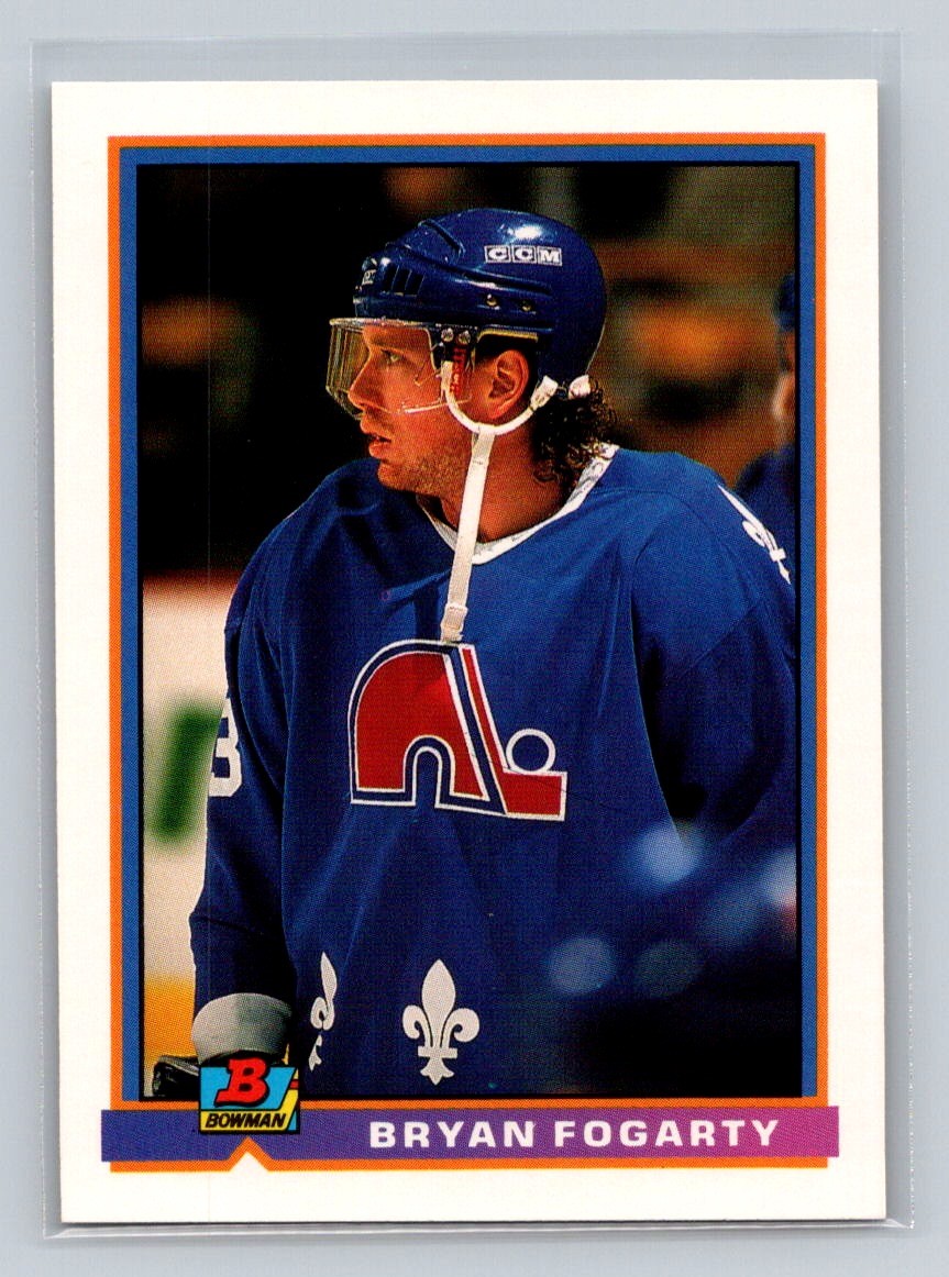 1991-92 Bowman #149 Bryan Fogarty Quebec Nordiques