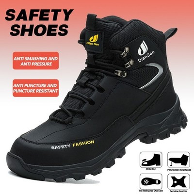 Waterproof Work Boots Mens Safety Shoes Steel Toe Botas De Trabajo Para Hombre