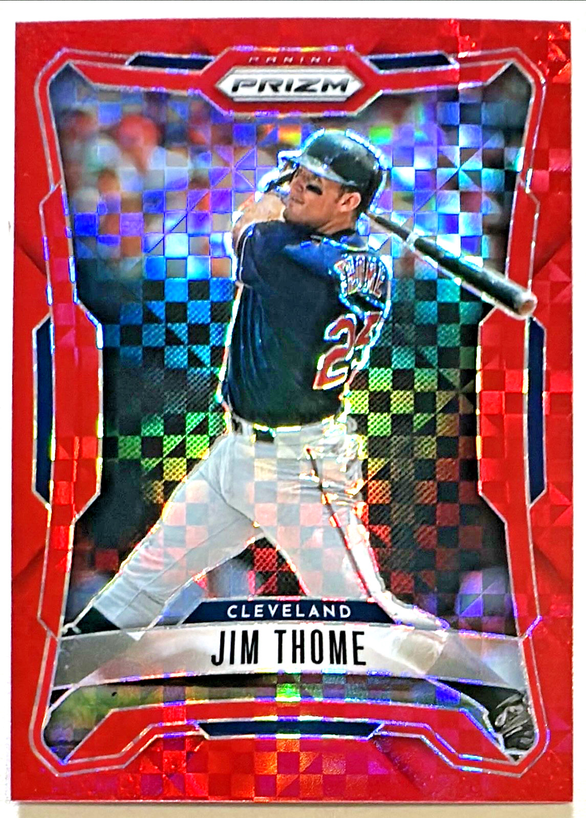 2026 Prizm Jim Thome 72/99  Red Power Prizm Cleveland Guardians Color Match #287