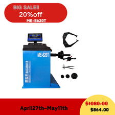 Me-620t Wheel Balancer Car Wheel Balancing Machine Tire Repair Wheel Balancing