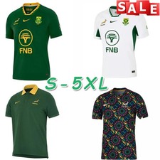 Springboks South Africa 2025/26 Mens Home and Away Shirt Rugby Jersey S-5XL
