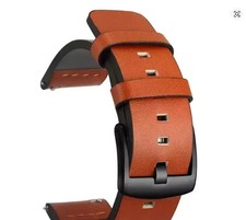 Universal Premium Genuine Leather Watch Band Strap 18/20/22/24mm Quick Release