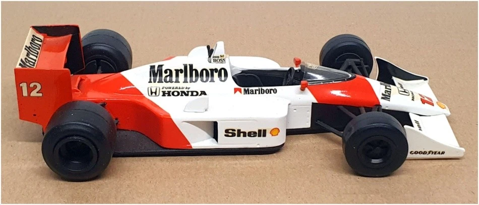 Western Models escala 1/24 WM08 - F1 McLaren MP4/2 #12 Senna - Vermelho/branco - Imagem 3 de 4