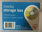 Media Storage Boxes: Iris MBC-LMN  120 CD/54 DVD/30 VHS. Lot of 3 Boxes — photo 2