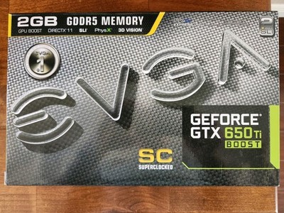EVGA SuperClocked 01G-P4-3656-KR GeForce GTX 650 Ti BOOST 2GB 192-bit GDDR5 PCI