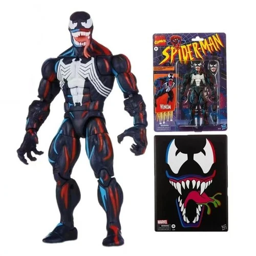 Symbiote Spider-Man Marvel Legends Series Action Figure 6'' inch Retro KO Ver.