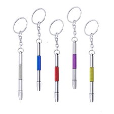 5 Pcs Mini Eyeglass Screwdriver, 4 in1 Watches Mini Precision, Stainless Stee...