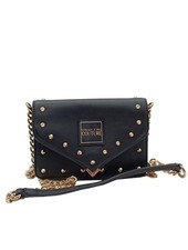 VERSACE JEANS COUTURE Borsetta mini Donna Borsa nero stile casual