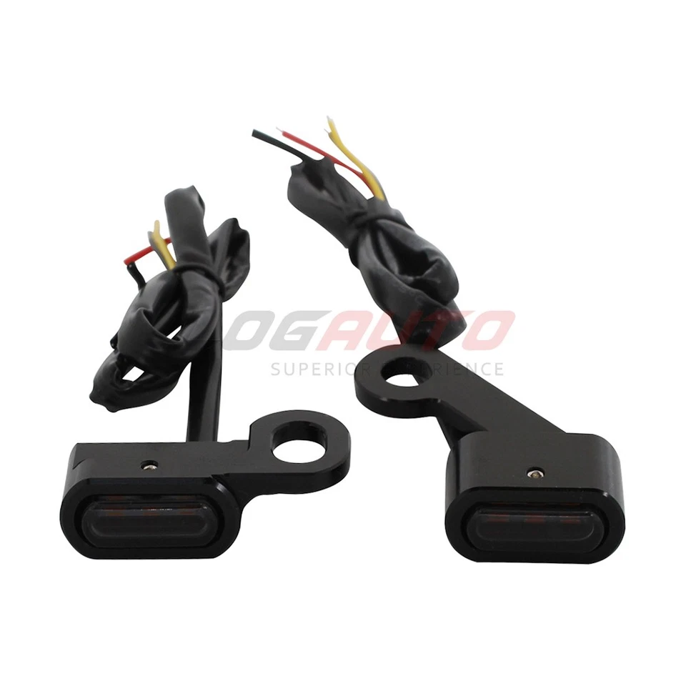 Mini lámpara de señal de giro de humo para Harley Sportster 883 1200 2004-2021 Foto 3 de 4