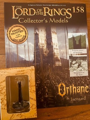 The Lord Of The Rings Eaglemoss Collectors Model Issue 158 tower of Orthanc