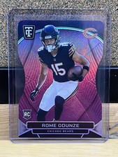 2024 Panini Totally Certified - Rome Odunze RC #165 Platinum Purple Die-Cut /75