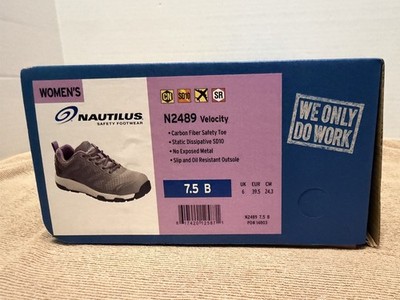 Nautilus Women s Steel Toe Work Shoes Velocity N2489 Size 7.5B New 