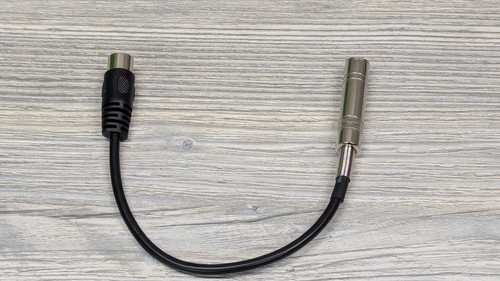 K-Link Leslie 3300 & 2101 Cavo convertitore interruttore mezza luna (8 pin DIN a TRS) - Foto 3 di 8