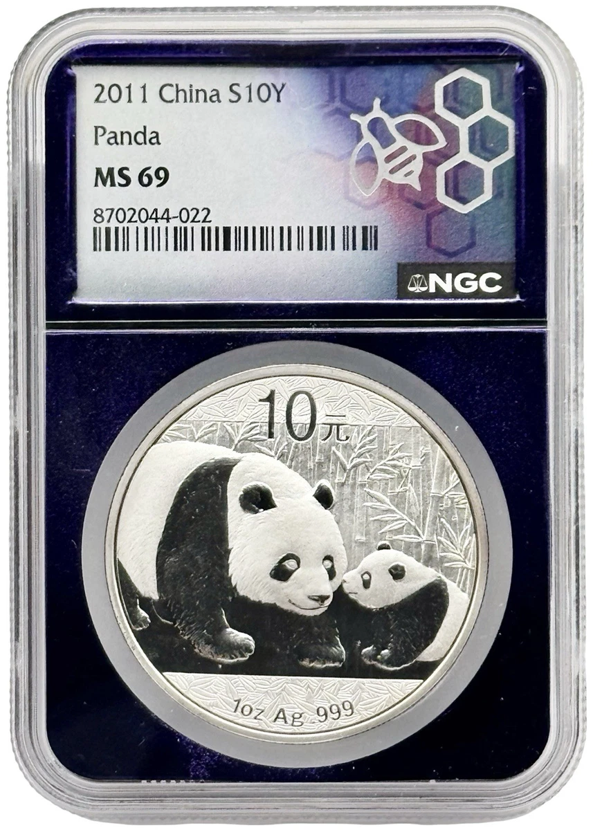 外国銀貨　NGC 中国パンダ　2002年　MS69 MS69中国熊猫银币| eBay