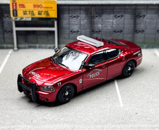 Rollin 1:64 2008 Red Ridley Township Police Charger Model Diecast Metal Car