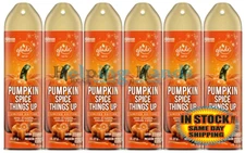 Lot Of 6 Glade Limited Edition Pumpkin Spice Spray Air Freshener Room Mist 8oz. 