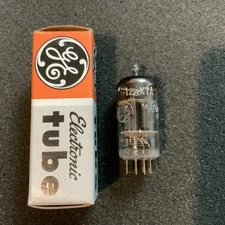 NOS Mullard 12AX7 ECC83 Tube GE I63 Amplitrex Test 12AX7A B339 7025 PERFECT!! D