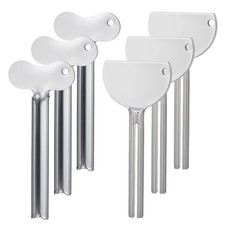 6 Pcs Toothpaste Squeezer Metal Tube Roller Key Stainless Steel Wringer Dye A B