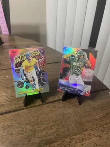 Topps Roman Anthony Boston Red Sox Rookie Card Lot - Titans & Stars - 2 Cards