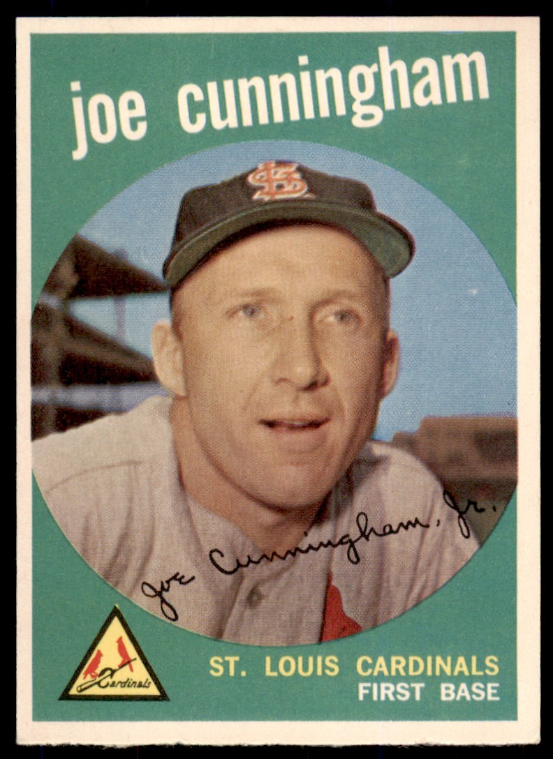 1959 Topps Set Break Joe Cunningham #285 EX-EXMINT