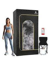 COSVALVE Portable Steam Sauna, Full Body Personal Sauna Box for Home Spa,Indoor 