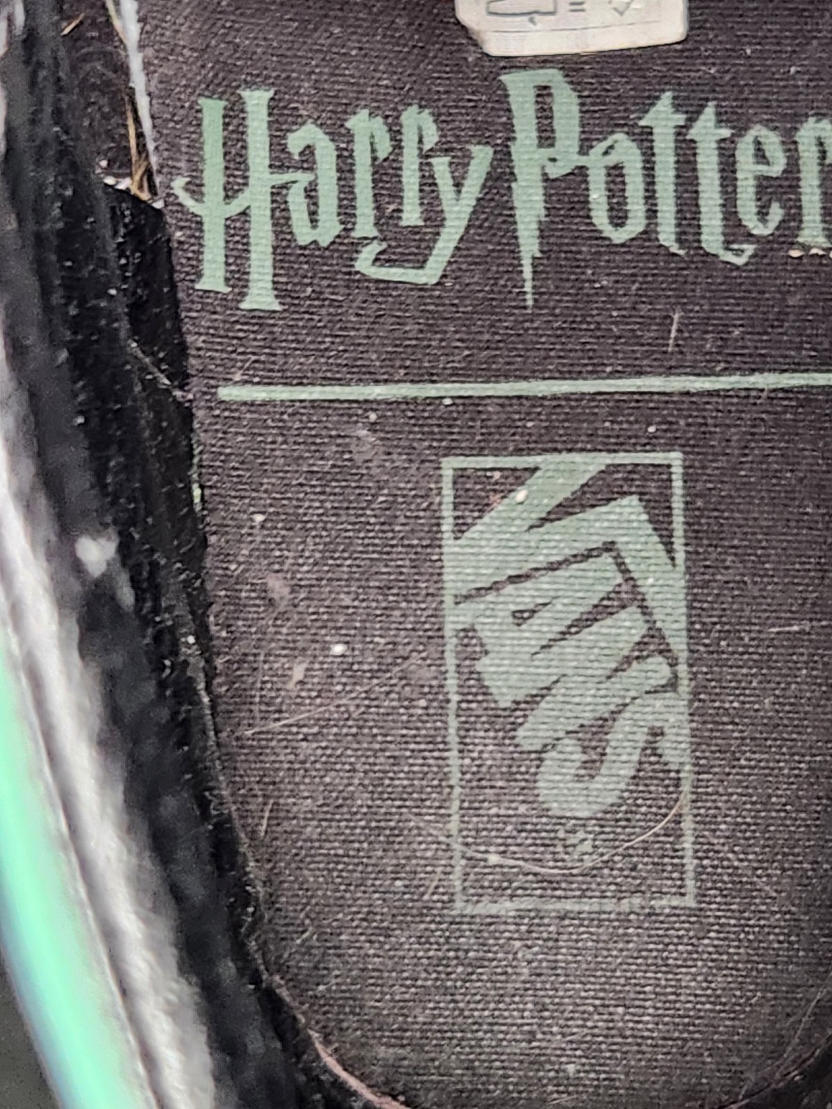 Harry Potter Slytherin Morsmordre Vans Off The Wall High Sneaker Green M 6 W 7.5 thumbnail 8