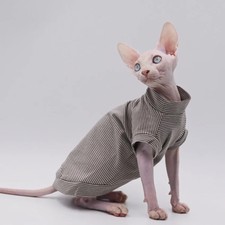 Comfortable and Durable Cat Vest for Sphynx and Hairless Cat, Summer Cat Clothes