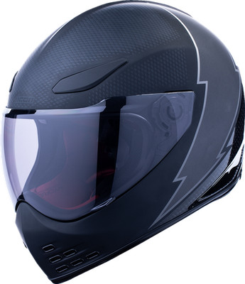 ICON Domain Slabtown Full Face Helmet Black XS 0101-17870 FRP Shell Universal