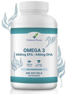 Omega 3 2000 mg 240 Kapseln Hohe Konzentration von 660 mg EPA und 440 mg DHA 4