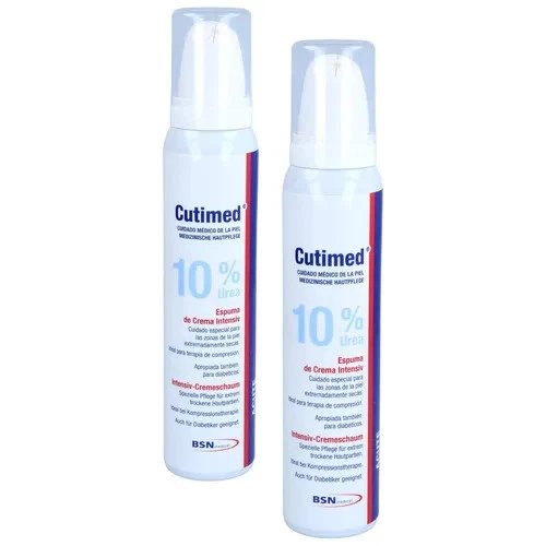 BSN MEDICAL GMBH Cutimed Acute Intensiv Cremeschaum 10% Urea 2 St