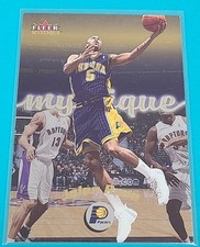 2000 Fleer Mystique    #56 Jalen Rose Indiana Pacers Basketball Card R5
