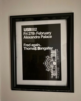 Fred Again A3 Poster Alexandra Palace Feb 27th USB002