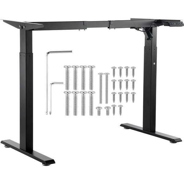 Vevor HöHenverstellbar Schreibtisch Elektrisch Tischgestell Arbeitstisch Schwarz-image