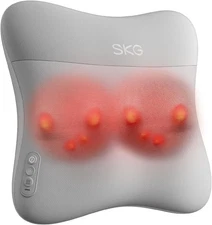 SKG Back and Neck Massager Deep Tissue Cordless Dual Sided Heat VS500