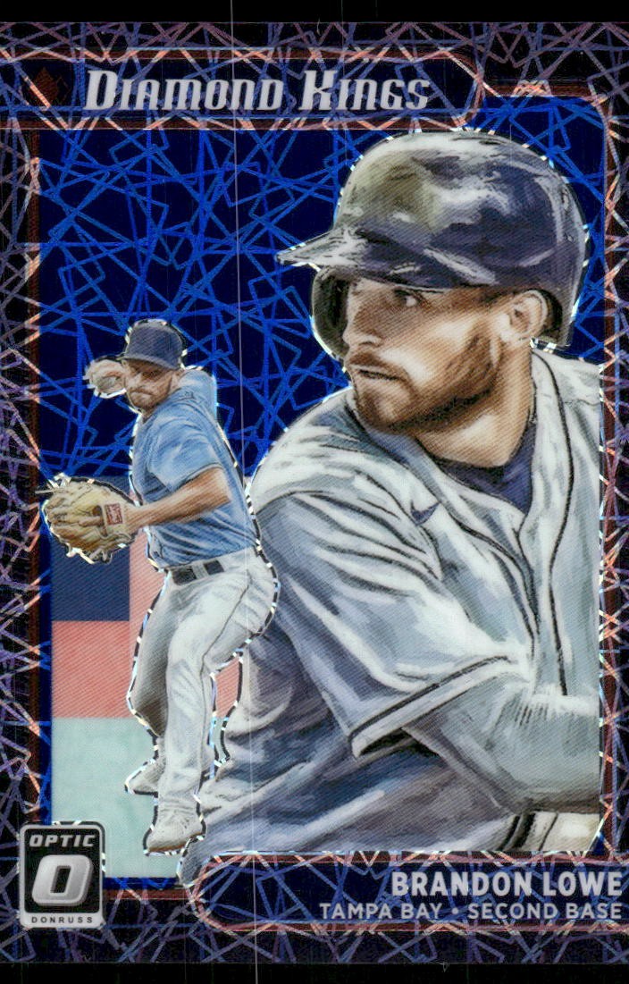 2021 Donruss Optic Blue Velocity #1 Brandon Lowe DK /99 - BB