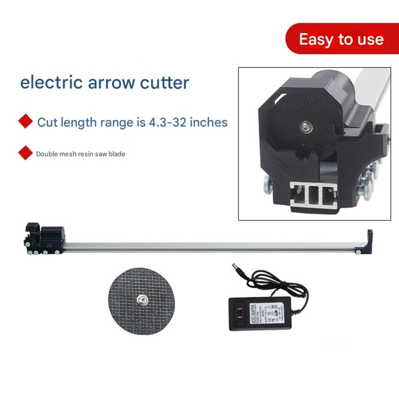 Electric Arrow Saw Carbon Arrow Cutter with 2x Resin Saw Blade Adjustable USA - Image 4 of 4