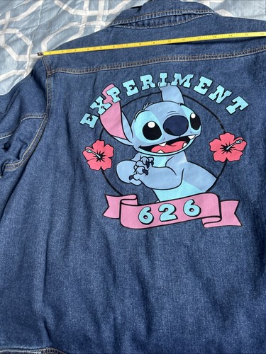 Chaqueta vaquera Stitch Experiment 626 Junior azul XL - Imagen 9 de 9