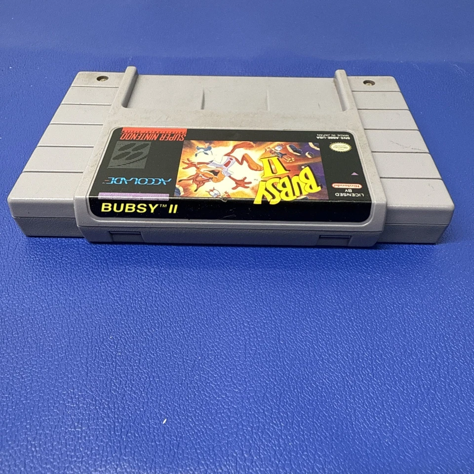 Bubsy II (Super Nintendo Entertainment System, 1994) SNES Game Only - Image 3 of 4